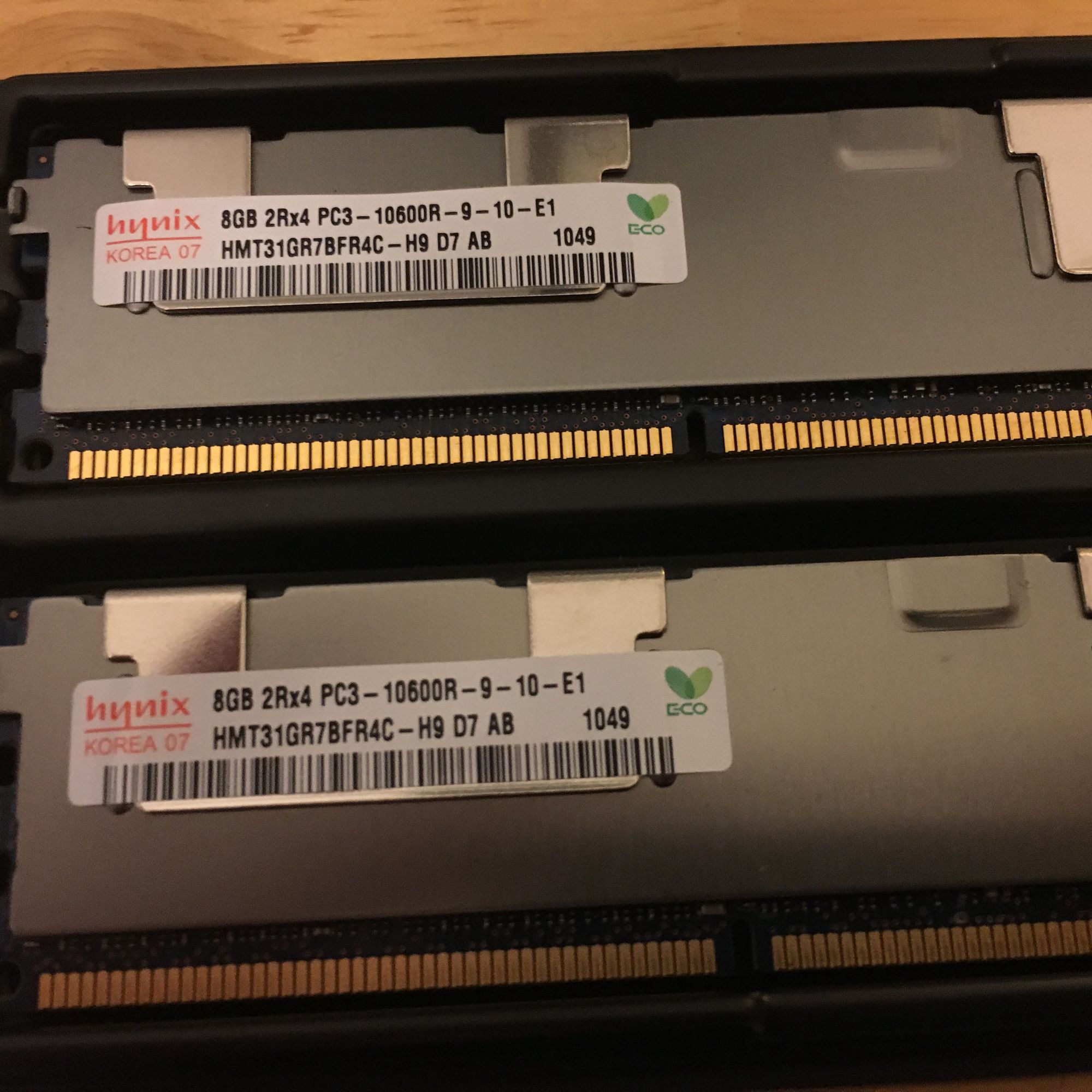 Hynix Module mit Kühlkörper