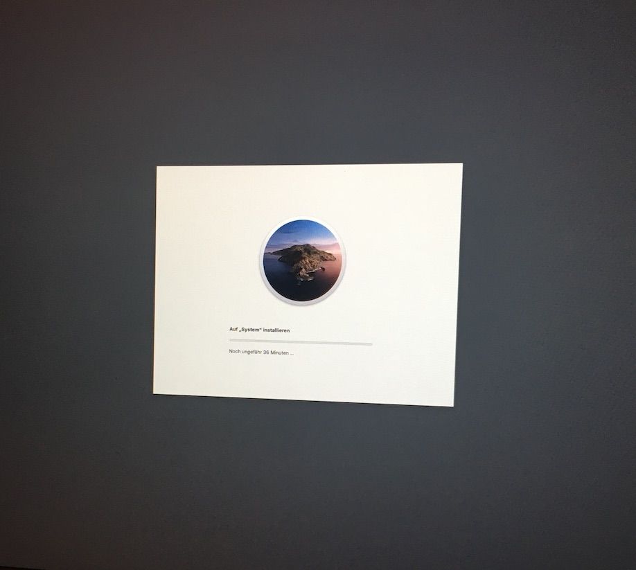 Update Screen Catalina 10.15.3