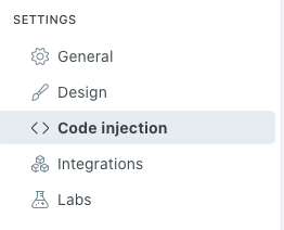 Ghost CMS Code injection