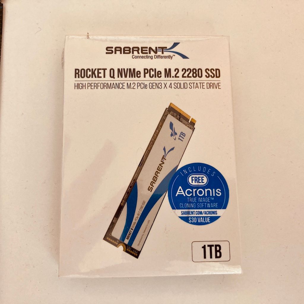 Sabrent 1 TB M.2 NVMe SSD (C) thahipster.de