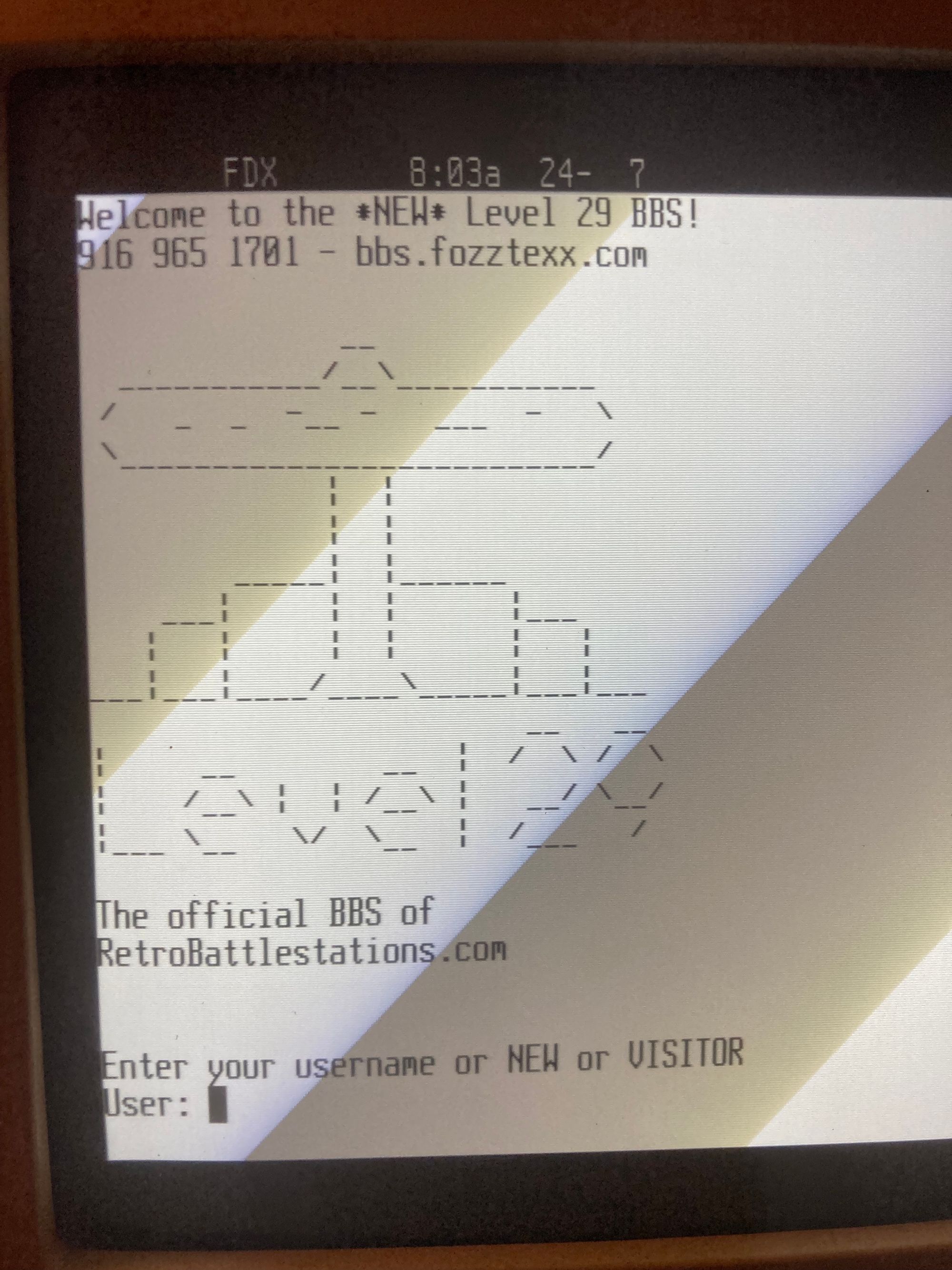 Verbindung WYSE WY60 Terminal zu bbs.fozztexx.com