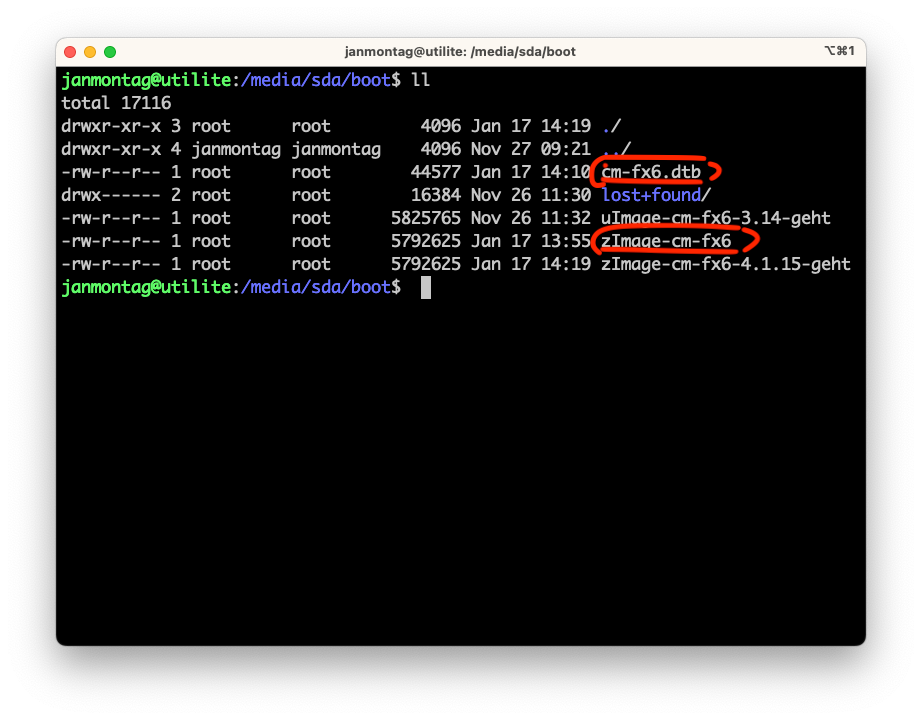 Utilite Pro mit 4.1.15 Kernel zImage und DTB