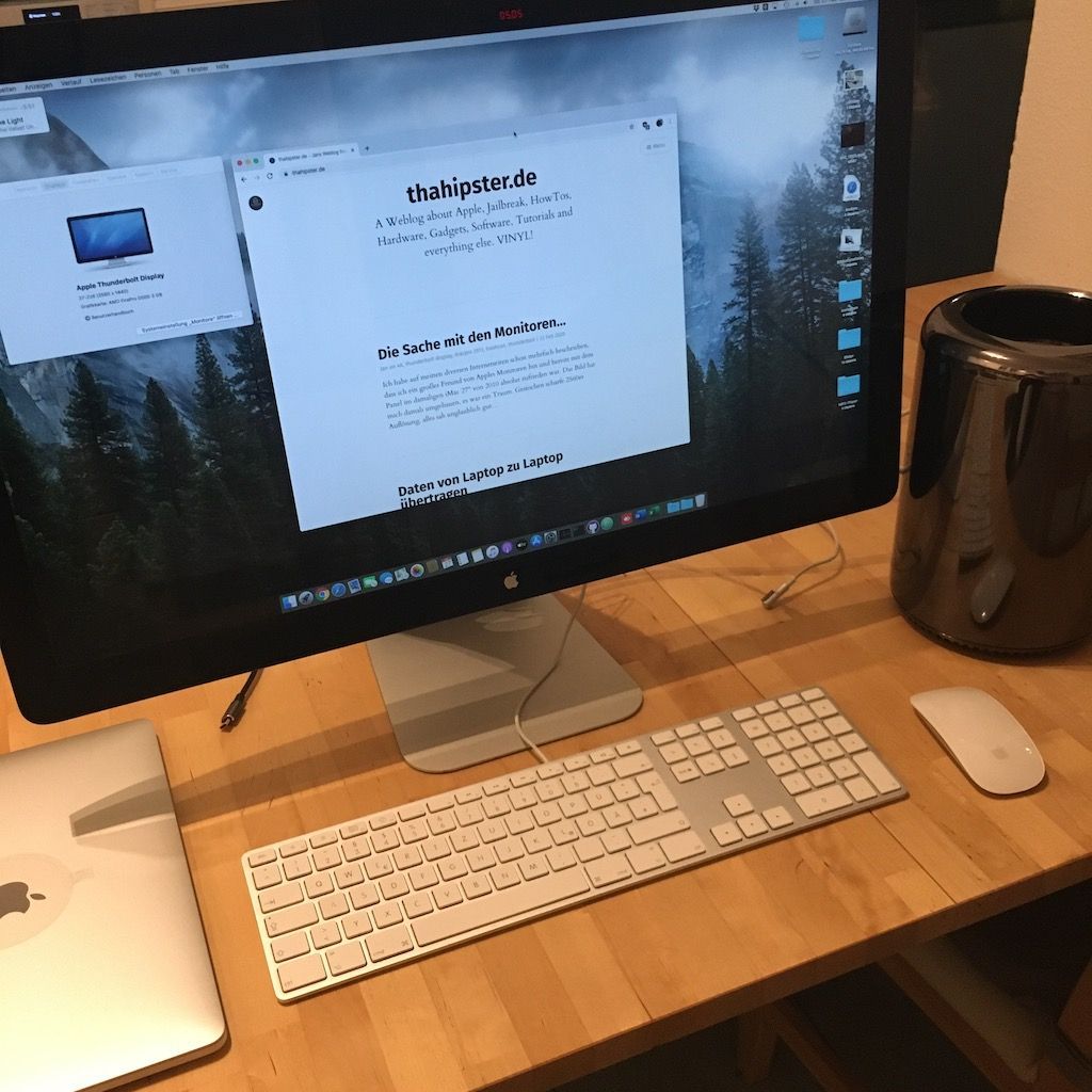 Probleme mit Apple Thunderbolt Display und M1 Macs (Clamshell)