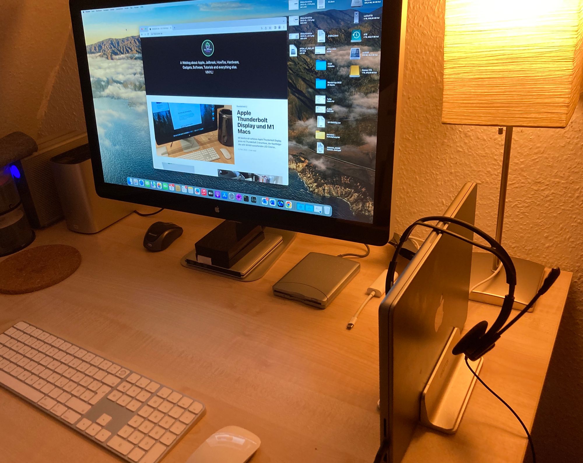 Macbook Pro M1 Pro mit Thunderbolt Display
