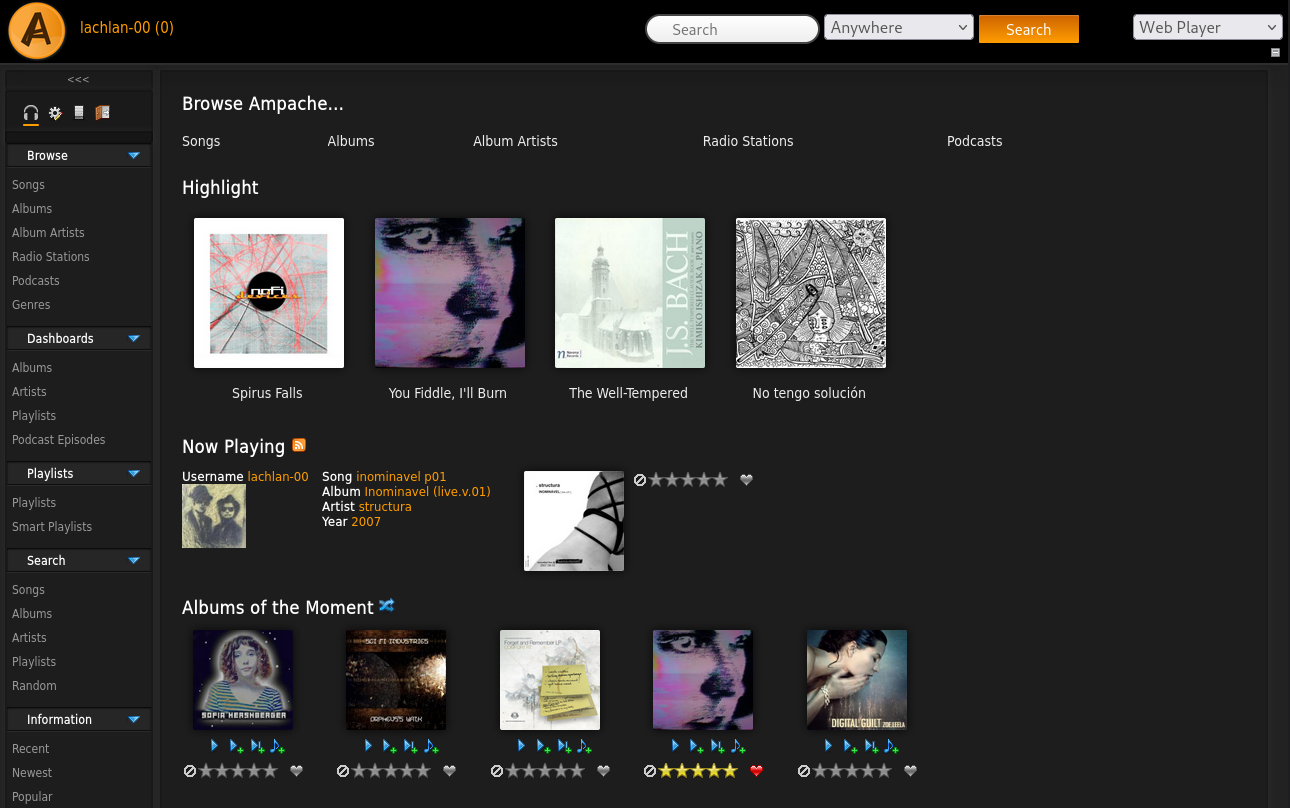 Streaming Server für eigene MP3s betreiben
