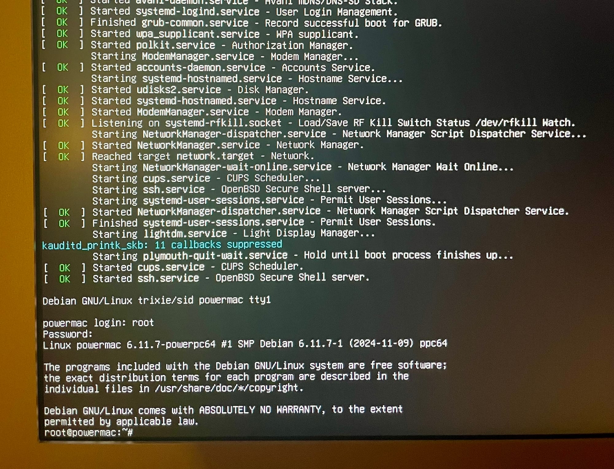 Linux auf dem Powermac G5