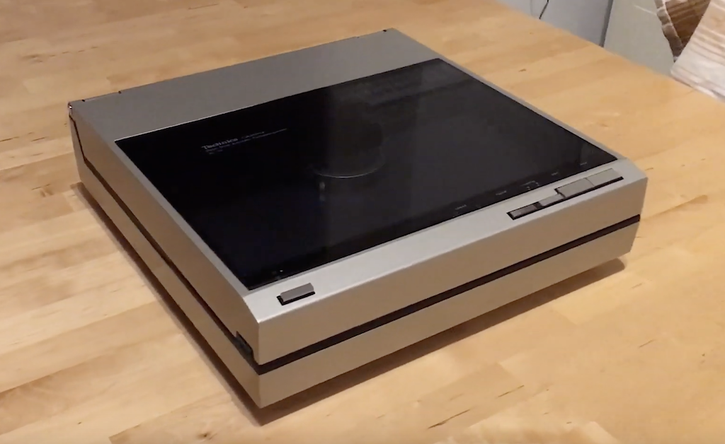 Technics SL 10 auf meinem alten Küchentisch (C) Herr Montag