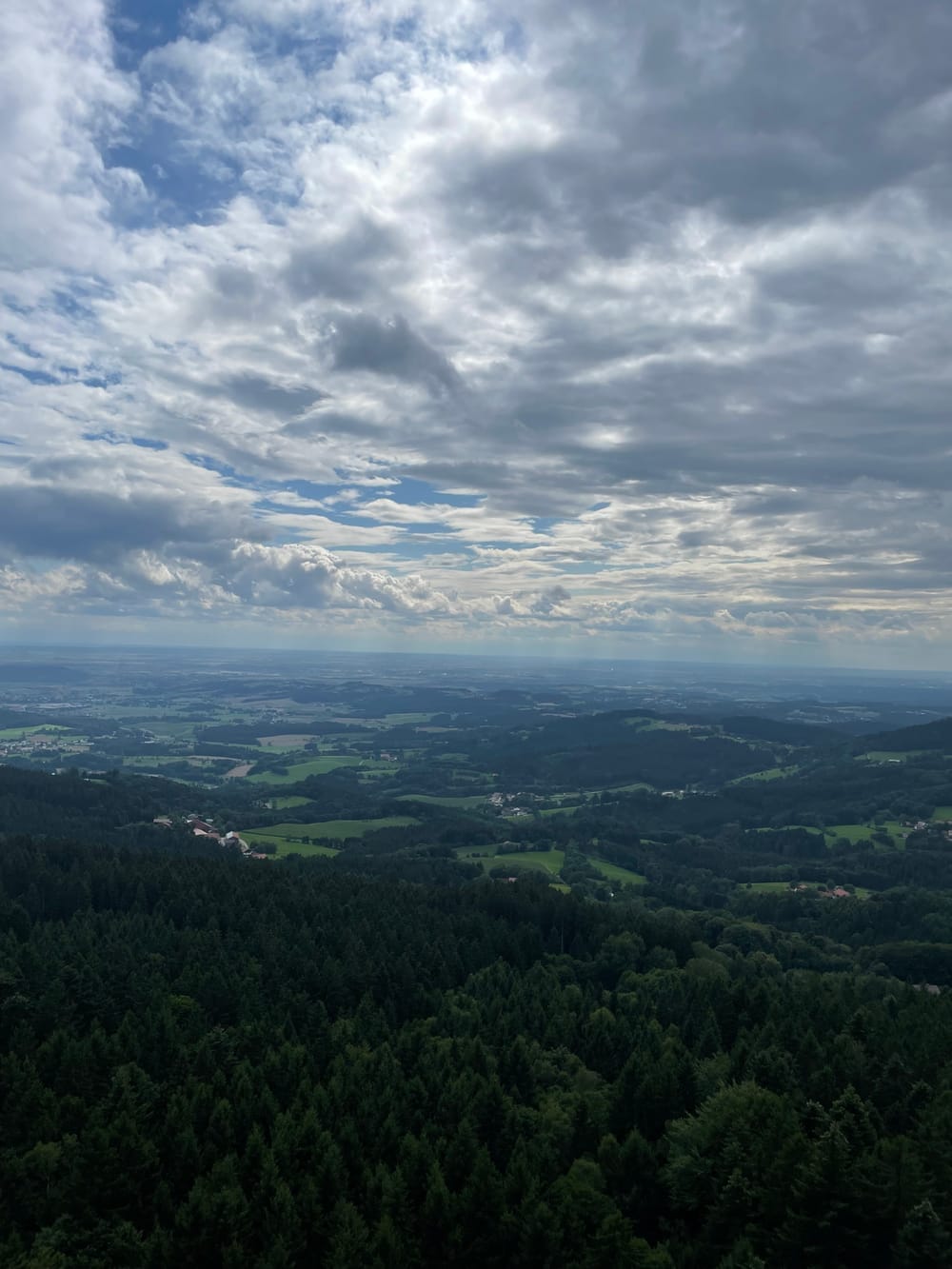 Blick in die Landschaft vom Turm aus