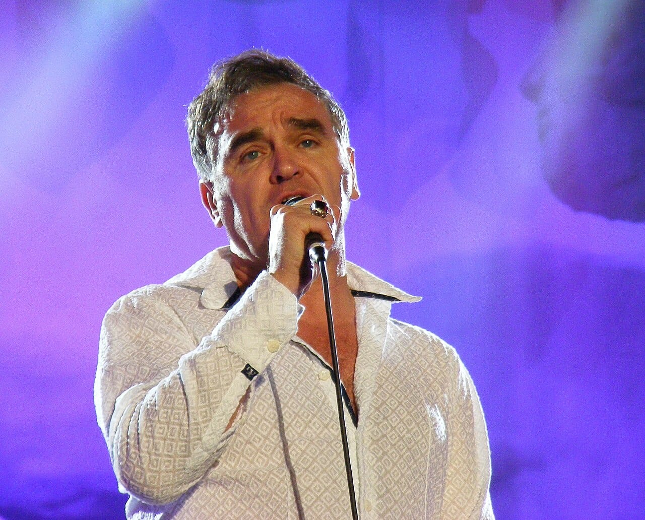 Morrissey performing at the Hop Farm Music Festival on Saturday the 2nd of July 2011