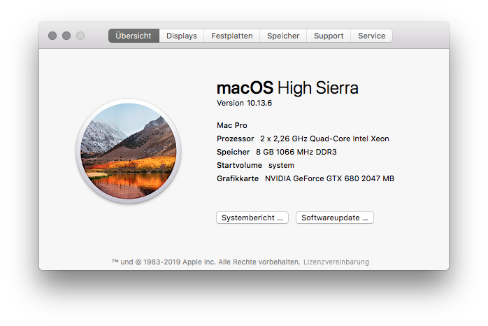 About This Mac