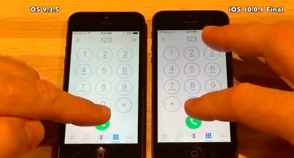 iOS 10 Geschwindigkeitstest
