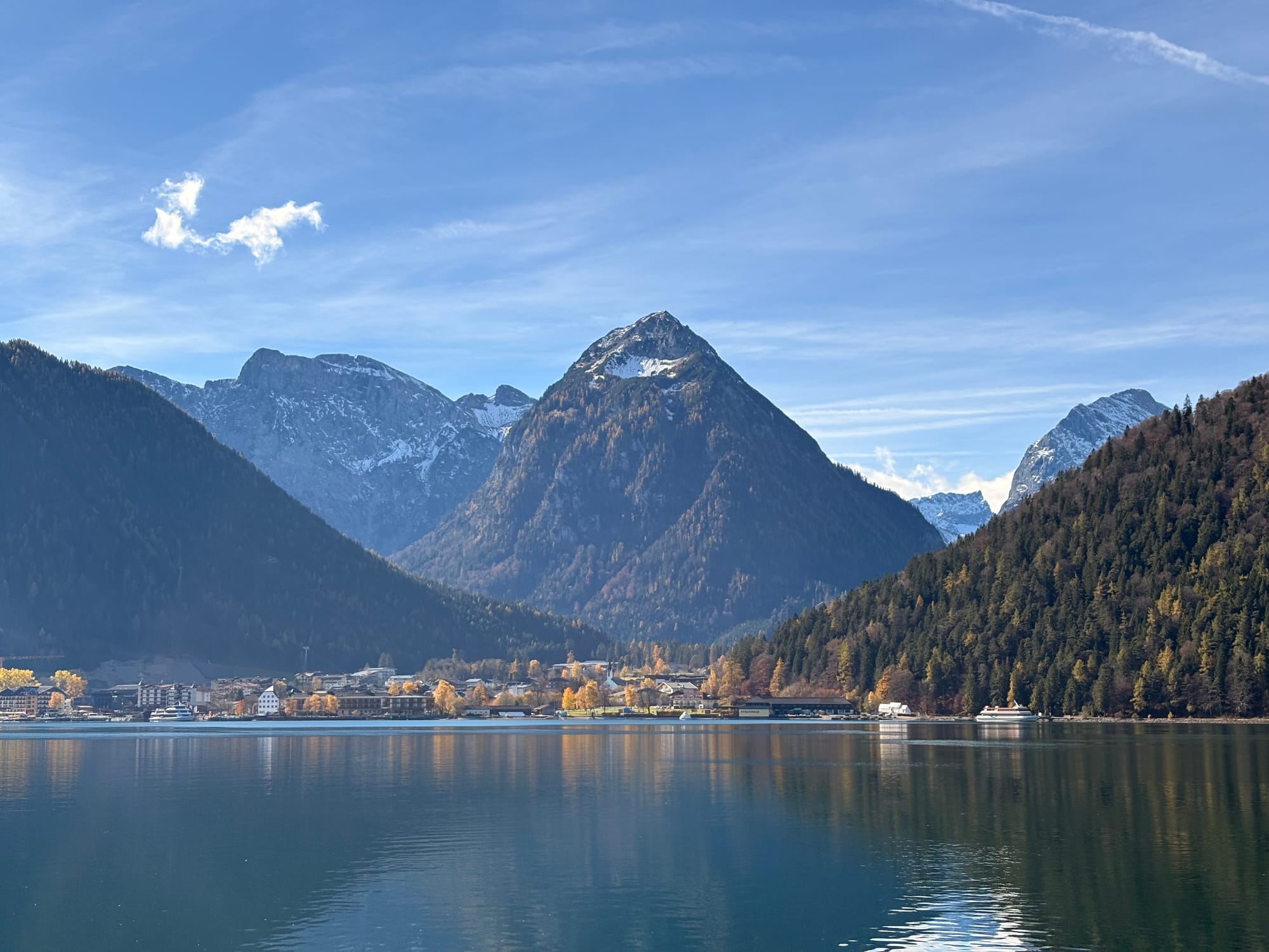 Der Achensee in Österreich, Tirol.