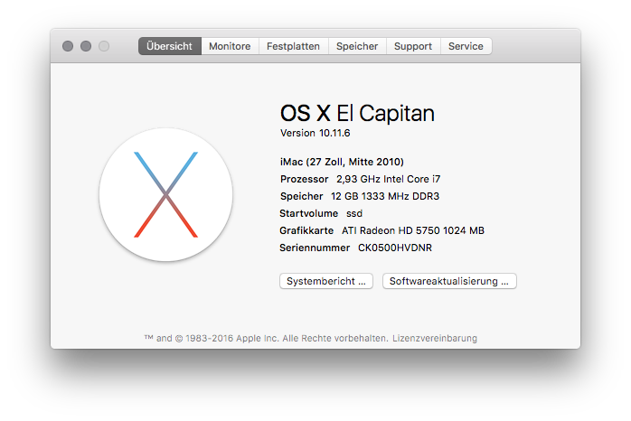 Wann kommt endlich das Sicherheitsupdate für 10.11.6?