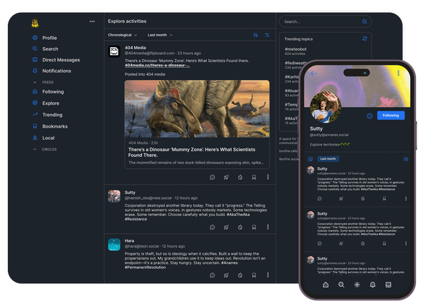 Kennt ihr Bonfire? Das dezentrale Social-Mesh-Netzwerk?