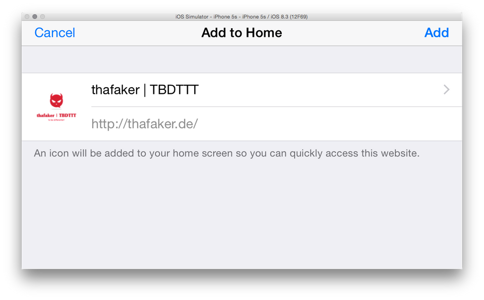 Give Your Website an iOS Home Screen Icon