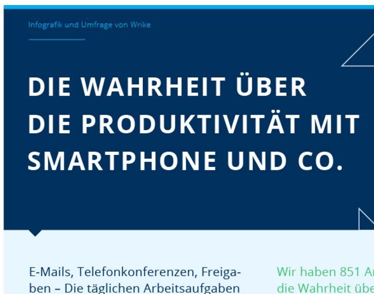 Hilft Ihr Handy Ihnen dabei, produktiver zu sein?