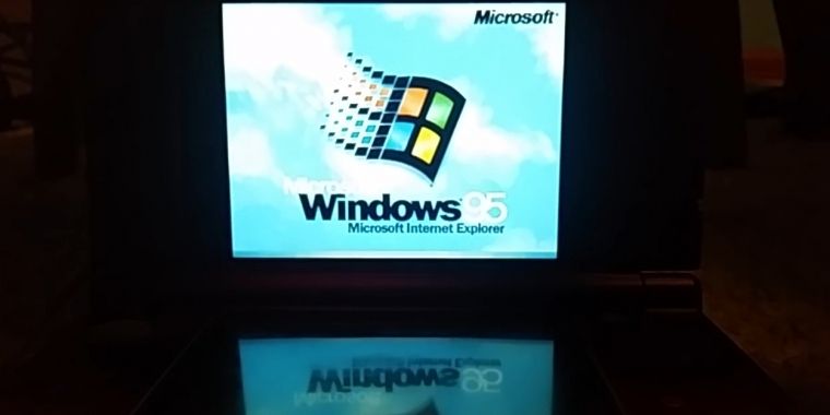 Nett - Windows 95 auf dem iPhone X