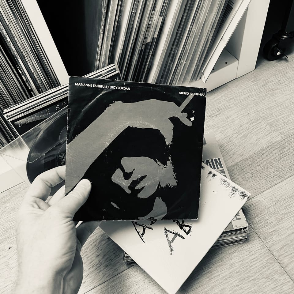 7-inch The Ballad Of Lucy Jordan by Marianne Faithfull Vinyl (C) Herr Montag