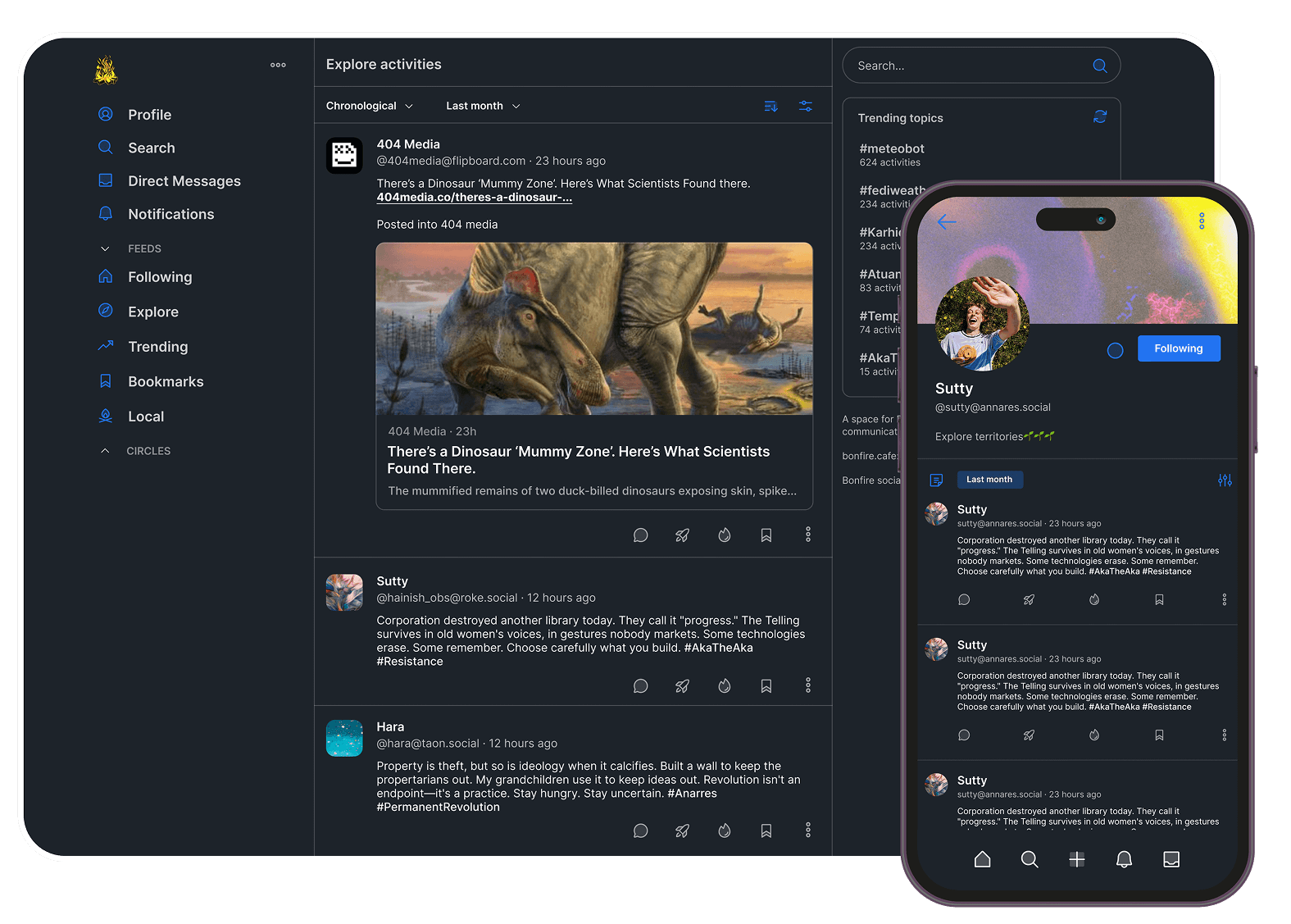 Kennt ihr Bonfire? Das dezentrale Social-Mesh-Netzwerk?